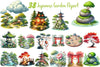 Japanese Garden Clipart Bundle