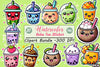 Boba Tea Sticker Clipart Bundle