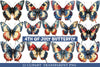 4th of July Butterfly Clipart