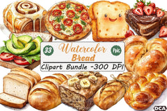 Bread Clipart Bundle - CraftNest - Digital Crafting and Art