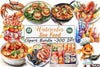 Seafood Clipart Bundle