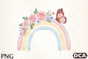 Pastel Rainbow Clipart Bundle