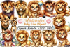 Baby Lion Clipart Bundle