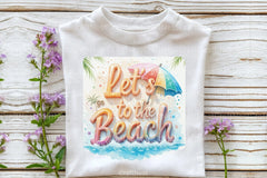 Let's Go to the Beach Clipart Bundle - CraftNest - Digital Crafting and Art
