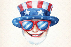 Patriotic 4th of July Sunglasses Clipart Bundle - CraftNest - Digital Crafting and Art