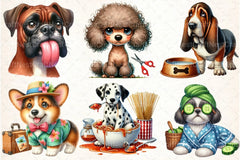 Funny Dog Life Clipart Bundle - CraftNest - Digital Crafting and Art