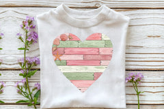 Summer Wooden Heart Clipart Bundle - CraftNest - Digital Crafting and Art