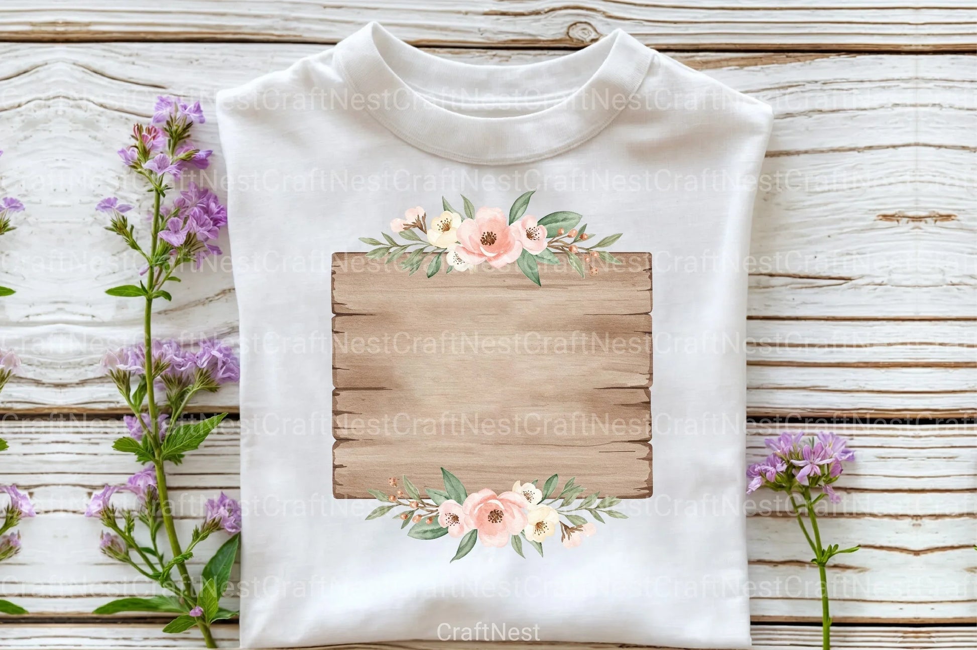 Summer Wooden Clipart Bundle - CraftNest - Digital Crafting and Art