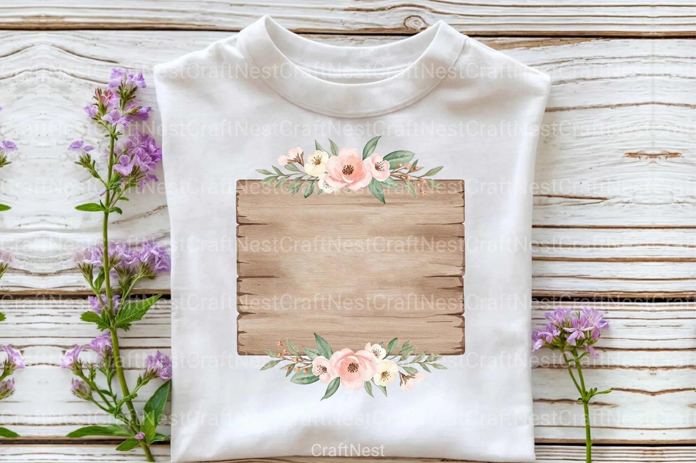 Summer Wooden Clipart Bundle - CraftNest - Digital Crafting and Art