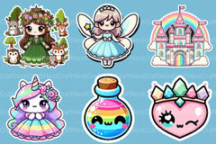 Princess Sticker Clipart Bundle - CraftNest - Digital Crafting and Art
