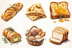 Bread Clipart Bundle - CraftNest - Digital Crafting and Art