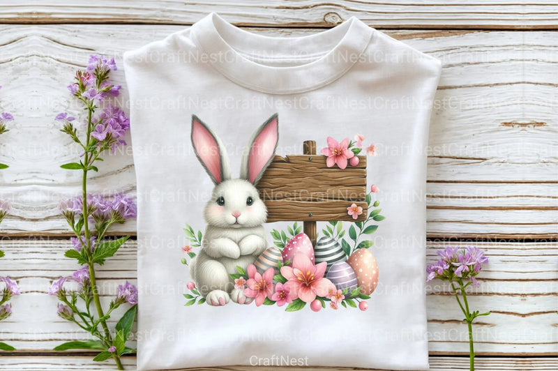 Cute Easter Bunny Clipart Bundle 99 - CraftNest - Digital Crafting and Art