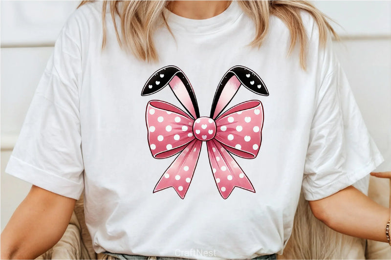 Easter Bunny Bow Clipart Bundle 1 - CraftNest - Digital Crafting and Art