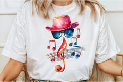 I Love Music Clipart Bundle: T-Shirt Design Collection - CraftNest - Digital Crafting and Art