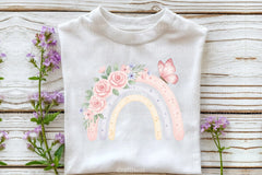 Pastel Rainbow PNG Clipart Bundle - CraftNest - Digital Crafting and Art