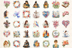 Christian Mom Mother's Day Clipart Bundle - CraftNest - Digital Crafting and Art