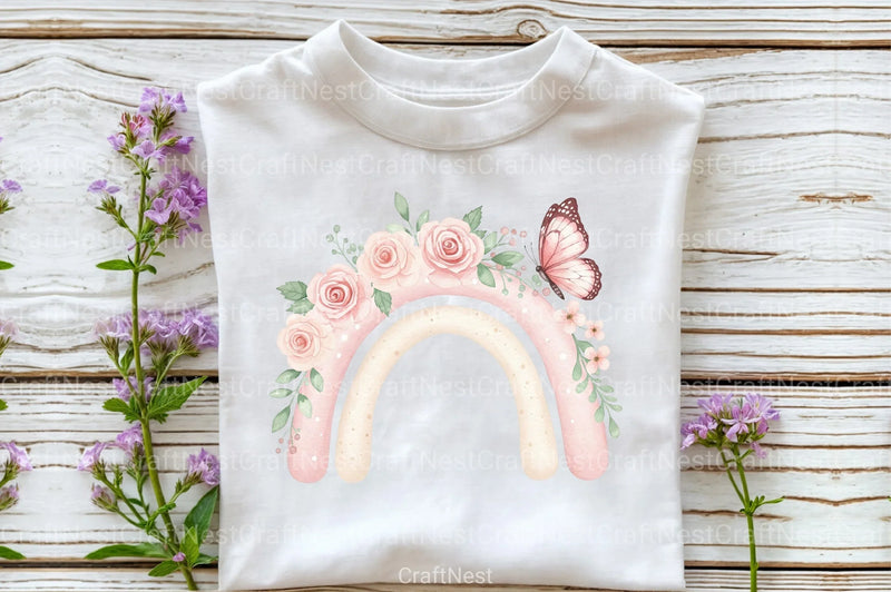 Pastel Rainbow Clipart Bundle - CraftNest - Digital Crafting and Art