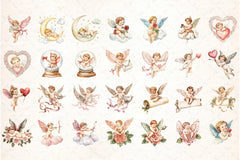 Vintage Cupid Clipart Bundle - CraftNest - Digital Crafting and Art
