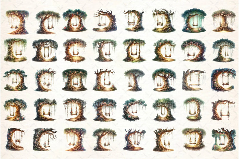 Forest Vintage Clipart Bundle - CraftNest - Digital Crafting and Art