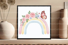 Pastel Rainbow Clipart Bundle 66 - CraftNest - Digital Crafting and Art