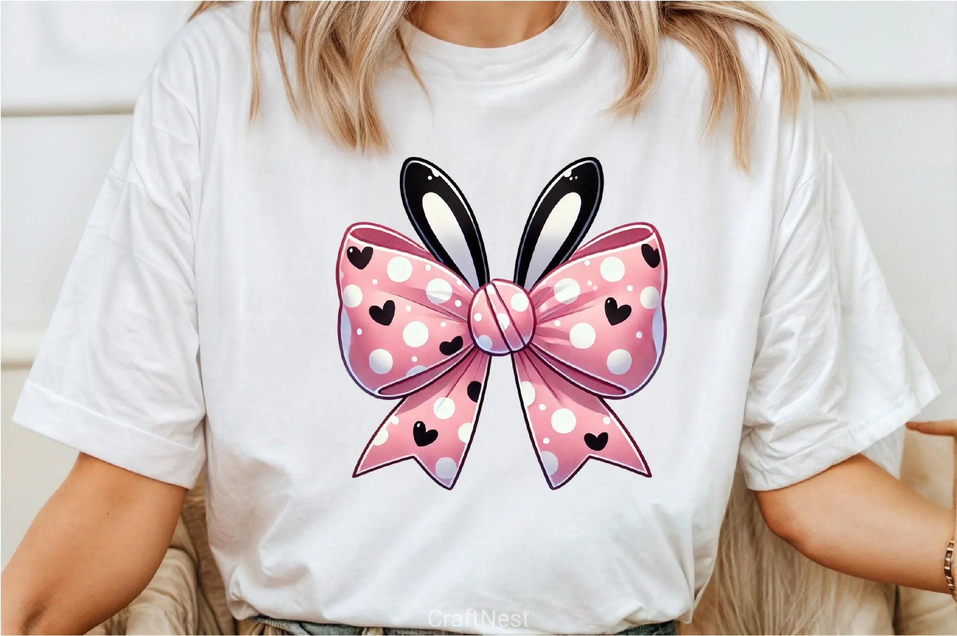 Easter Bunny Bow Clipart Bundle - CraftNest - Digital Crafting and Art