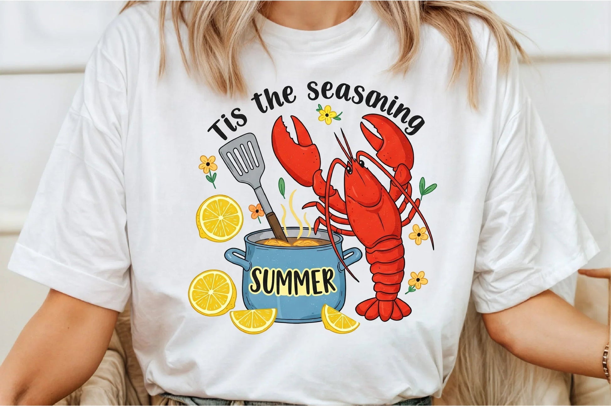Summer Lobster T-Shirt Design Clipart Bundle - CraftNest - Digital Crafting and Art