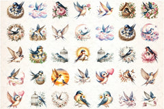 Swallow Mother's Day Clipart Bundle - CraftNest - Digital Crafting and Art