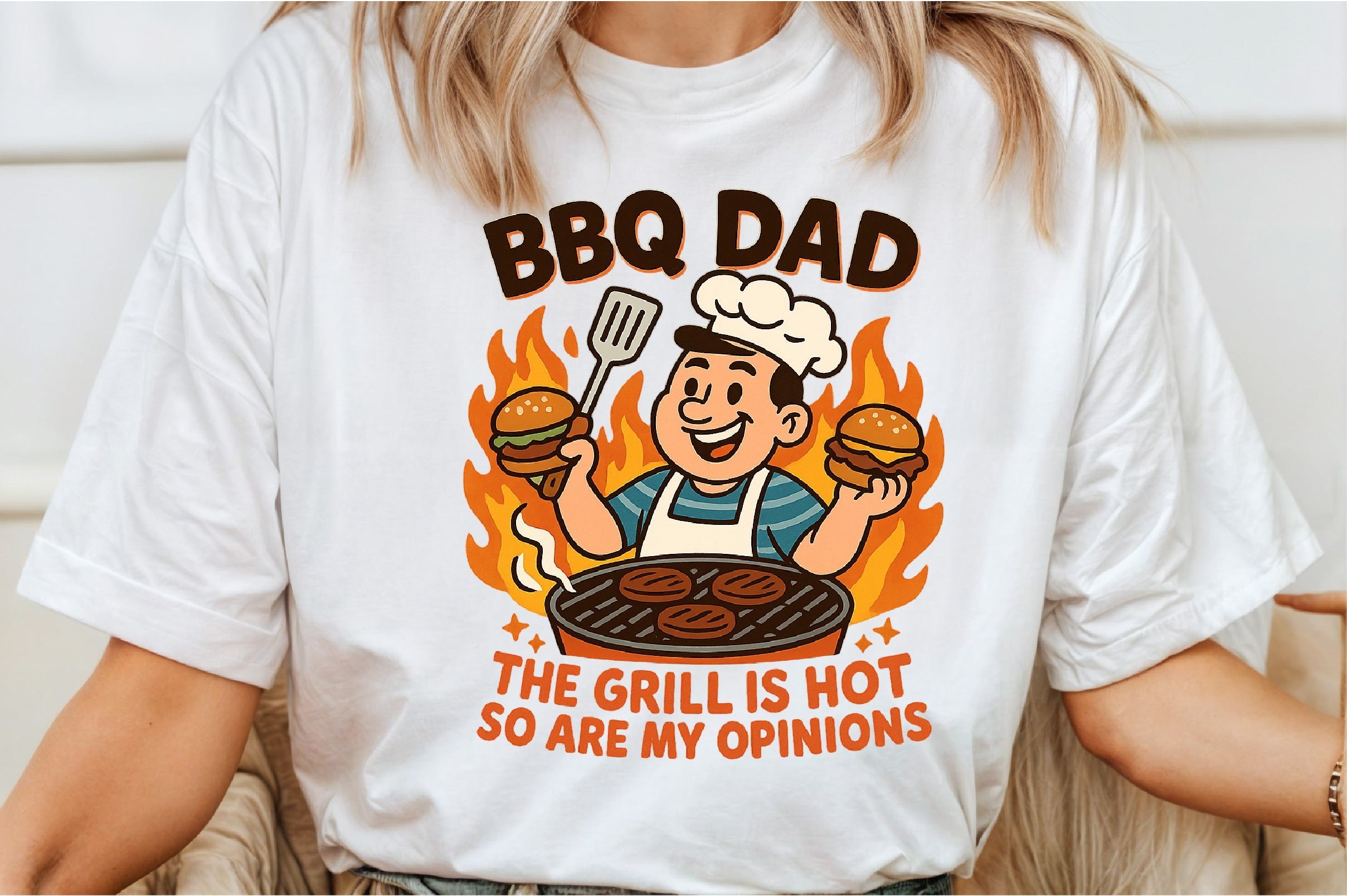 BBQ Dad Funny Father's Day Clipart Bundle
