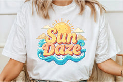 Sun Daze Retro Summer Clipart Bundle - CraftNest - Digital Crafting and Art