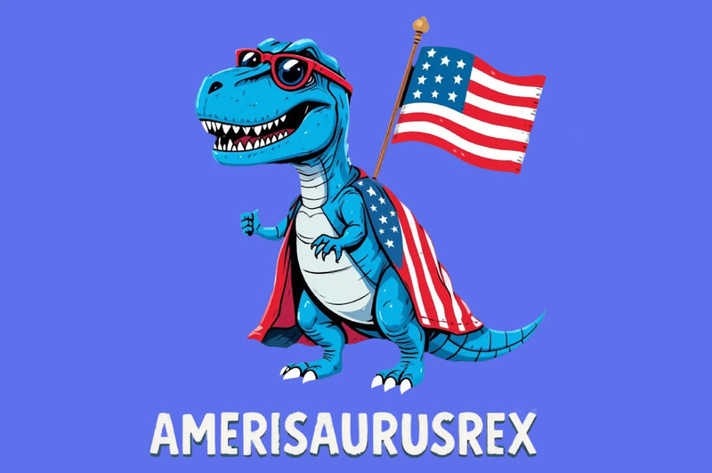 Amerisaurus Rex Patriotic Dinosaur Clipart Bundle - CraftNest - Digital Crafting and Art