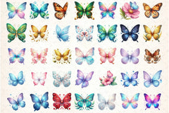 Butterfly Clipart Bundle 2 - CraftNest - Digital Crafting and Art