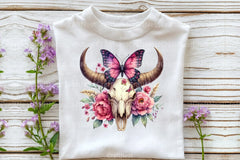 Bull Skull with Horns Clipart Bundle 66 - CraftNest - Digital Crafting and Art