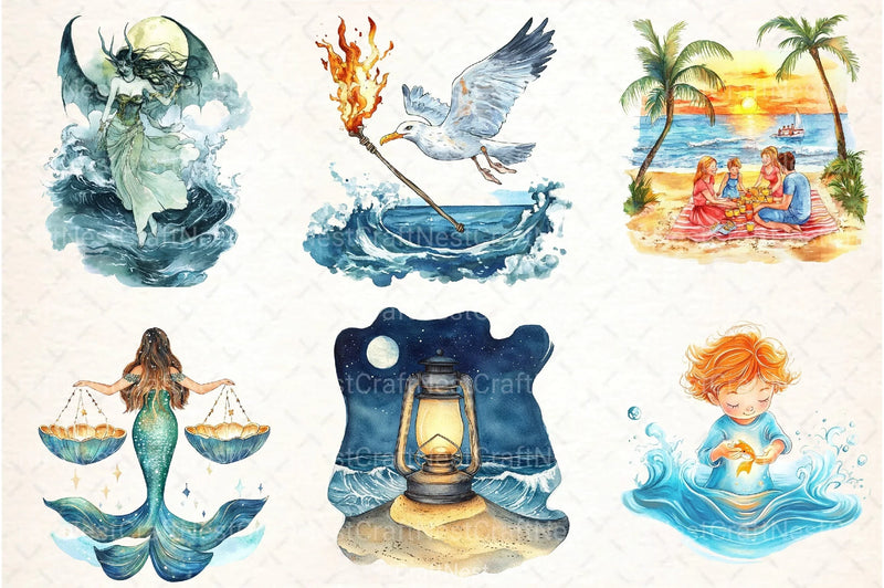 Summer Clipart Bundle 4 - CraftNest - Digital Crafting and Art