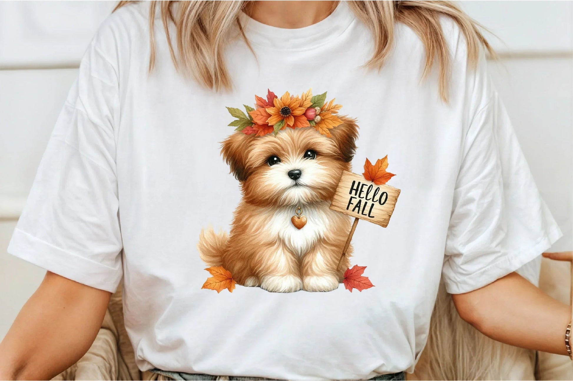Hello Fall Dog Clipart Bundle - CraftNest - Digital Crafting and Art