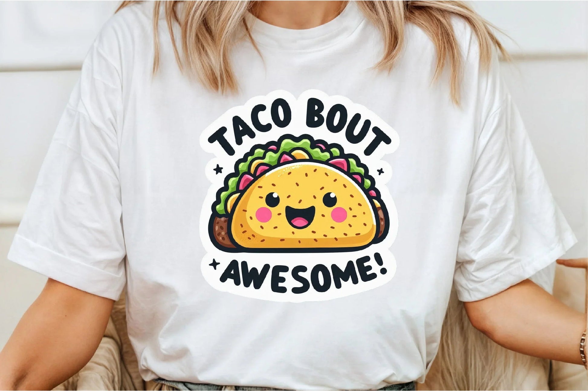 Funny Taco Clipart Bundle: Awesome Stickers - CraftNest - Digital Crafting and Art