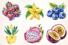 Summer Fruits Clipart Bundle 55 - CraftNest - Digital Crafting and Art