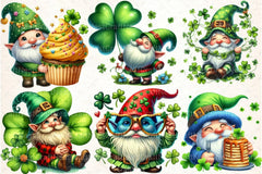 St. Patrick's Day Gnomes Clipart Bundle - CraftNest - Digital Crafting and Art