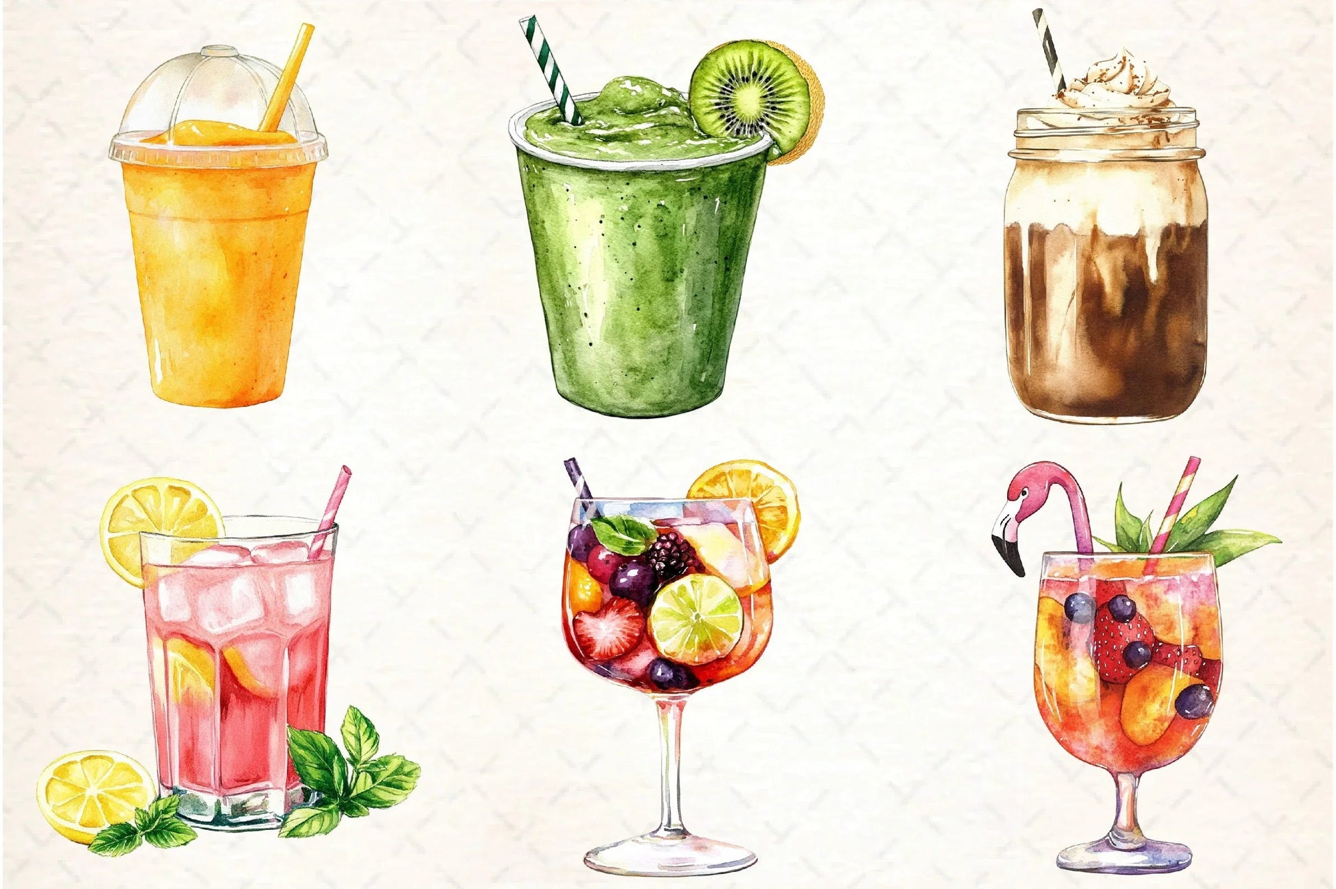 Summer Drink Clipart Bundle - CraftNest - Digital Crafting and Art