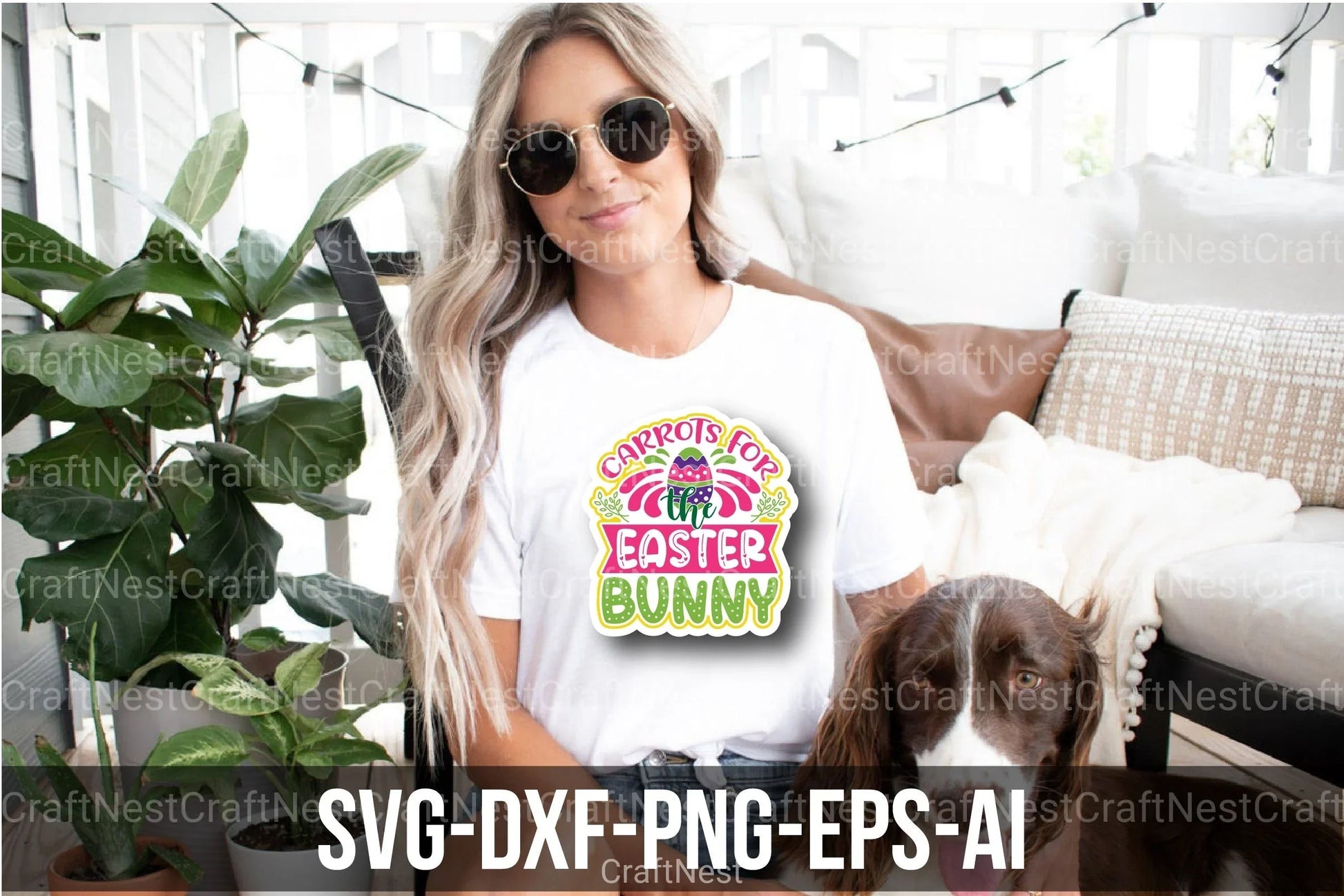 Easter Stickers Design Bundle - CraftNest - Digital Crafting and Art