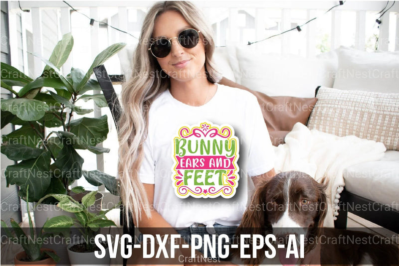 Easter Stickers Design Bundle - CraftNest - Digital Crafting and Art