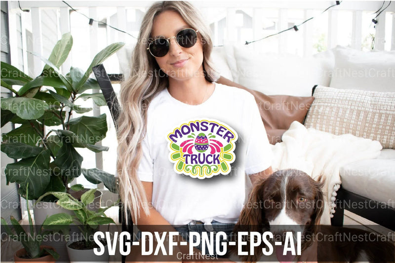 Easter Stickers Design Bundle - CraftNest - Digital Crafting and Art