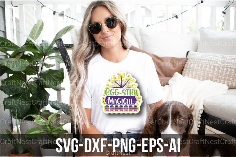 Easter Stickers Design Bundle - CraftNest - Digital Crafting and Art