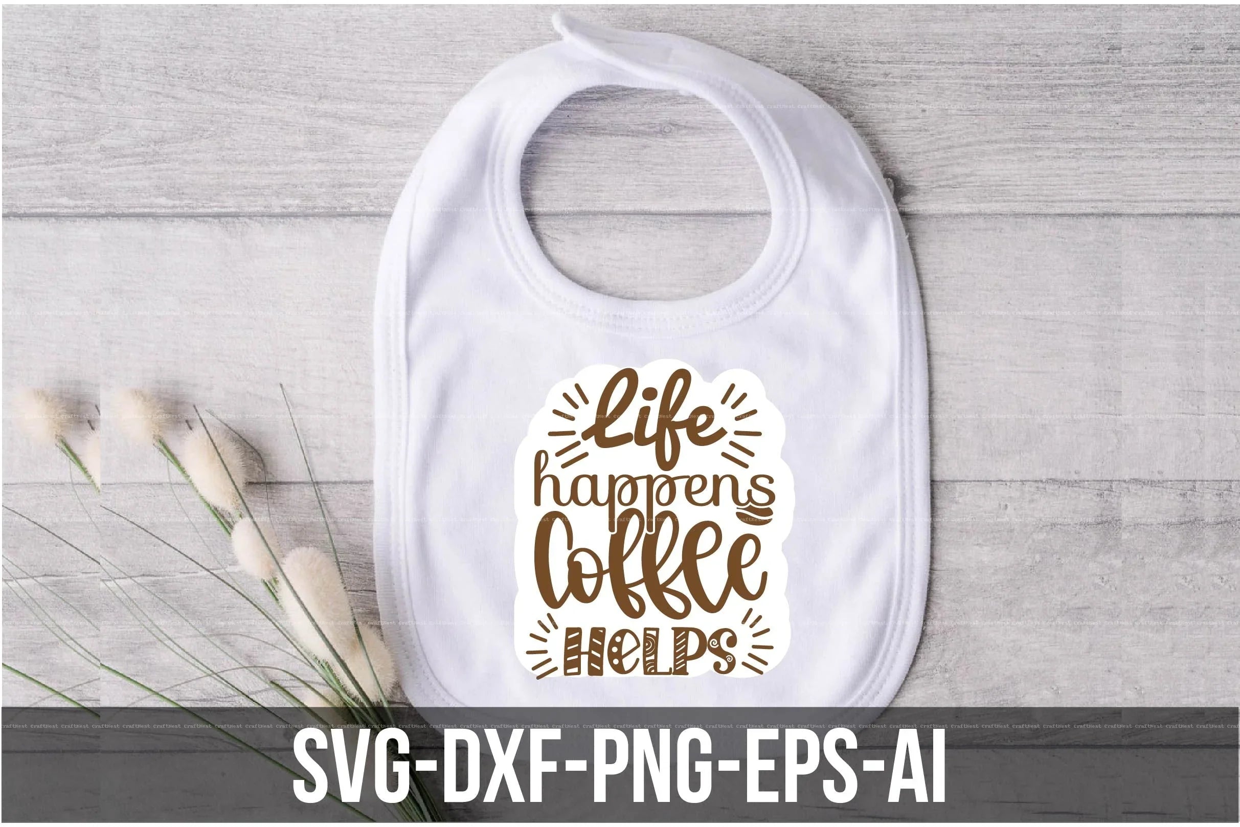 Coffee Design SVG Bundle 6 - CraftNest - Digital Crafting and Art