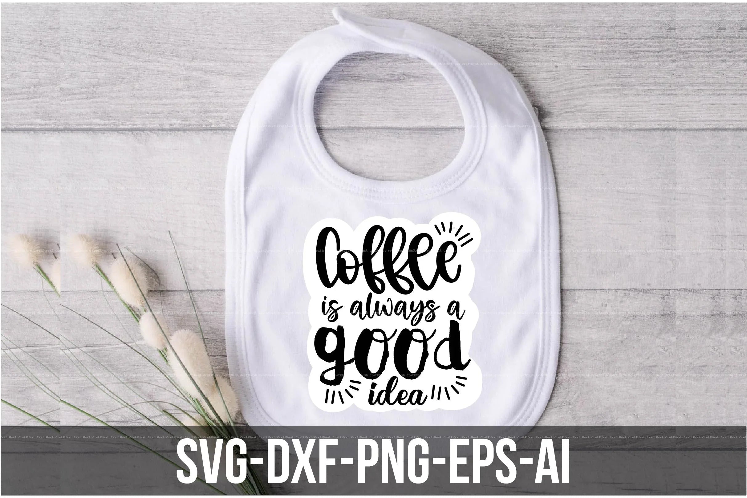 Coffee Design SVG Bundle 6 - CraftNest - Digital Crafting and Art