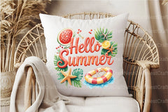 Hello Summer Clipart Bundle 12 - CraftNest - Digital Crafting and Art
