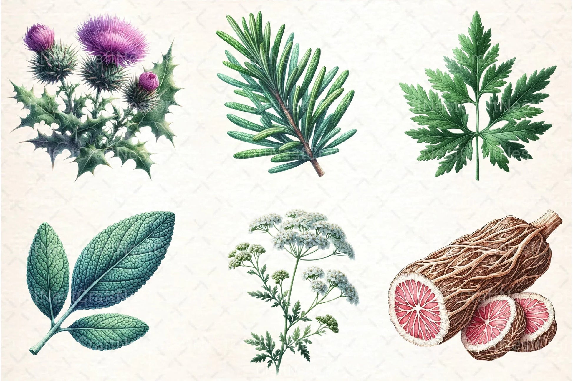 Medicinal Plants Clipart Bundle 1 - CraftNest - Digital Crafting and Art