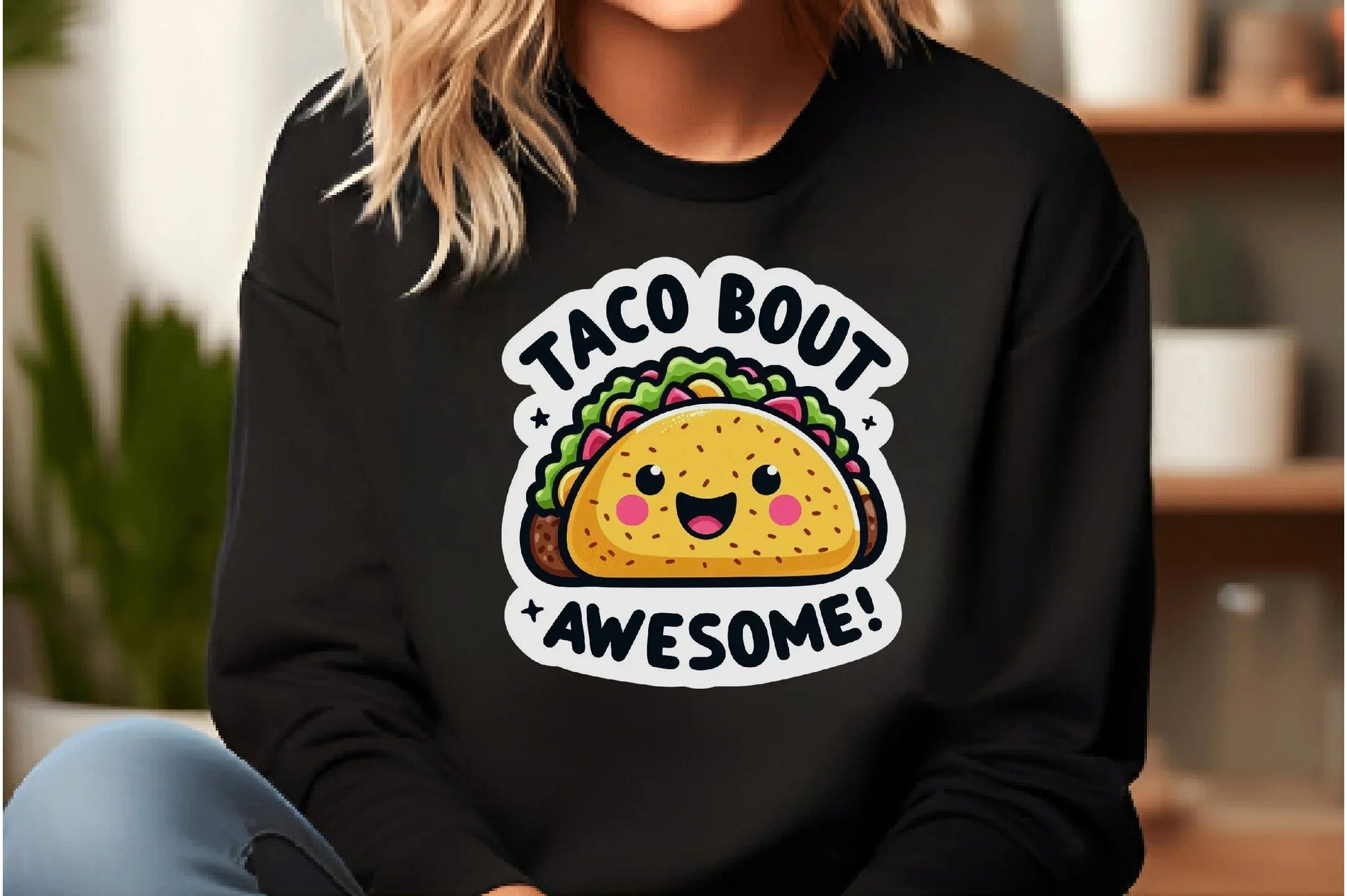 Funny Taco Clipart Bundle: Awesome Stickers - CraftNest - Digital Crafting and Art