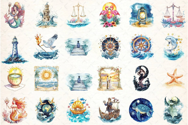 Summer Clipart Bundle 4 - CraftNest - Digital Crafting and Art