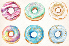 Glitter Donuts Clipart Bundle - CraftNest - Digital Crafting and Art