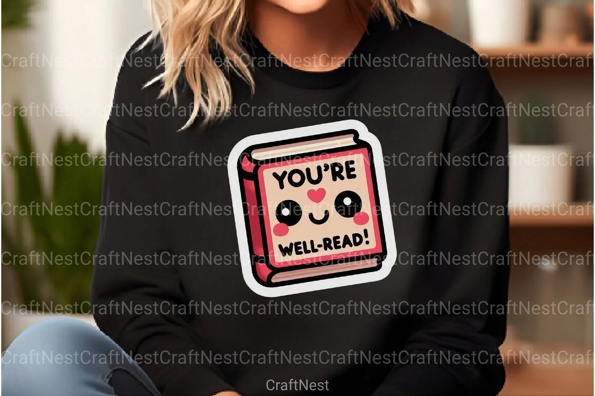 Funny Well-Read Sticker Clipart Bundle - CraftNest - Digital Crafting and Art